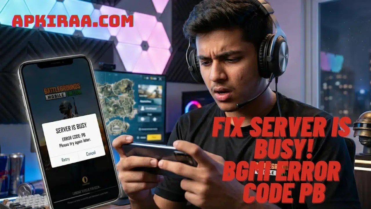 100% Working BGMI Server is Busy Fix (Error Code PB) 100% Working BGMI Server is Busy Fix (Error Code PB)