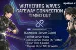 Wuthering Waves Gateway Connection Timed Out complete server guide featured banner with troubleshooting steps, network icons, and anime characters.