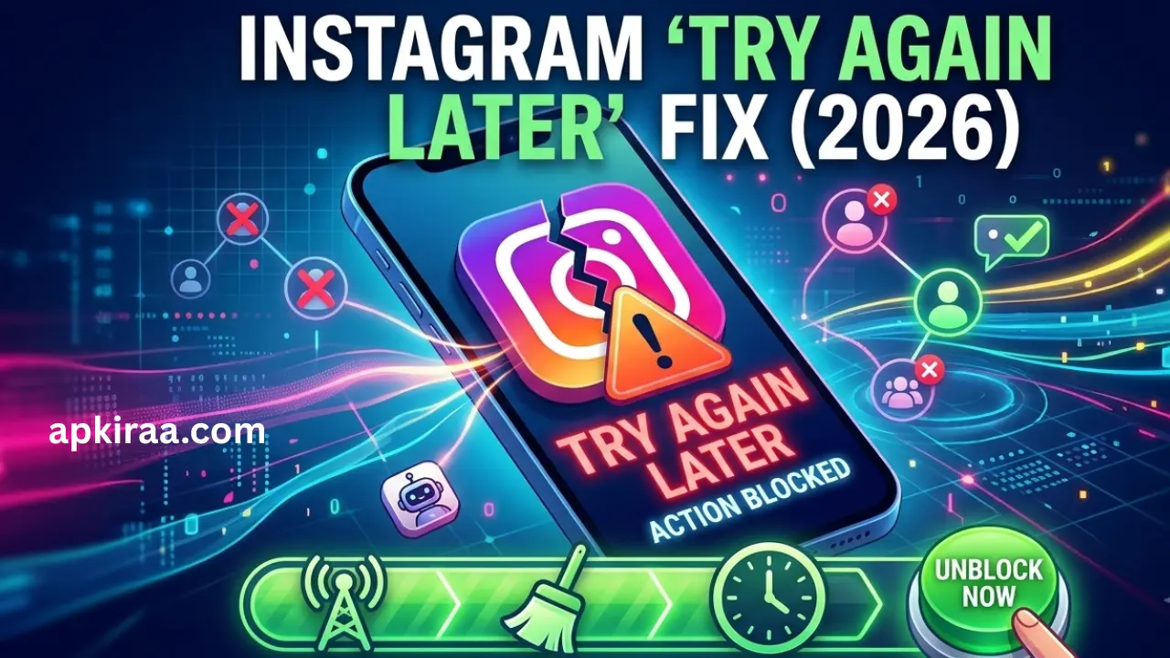 Instagram Try Again Later Error Fix: How to Unblock Your Account Fast (2026) Instagram Try Again Later Error Fix: How to Unblock Your Account Fast (2026)