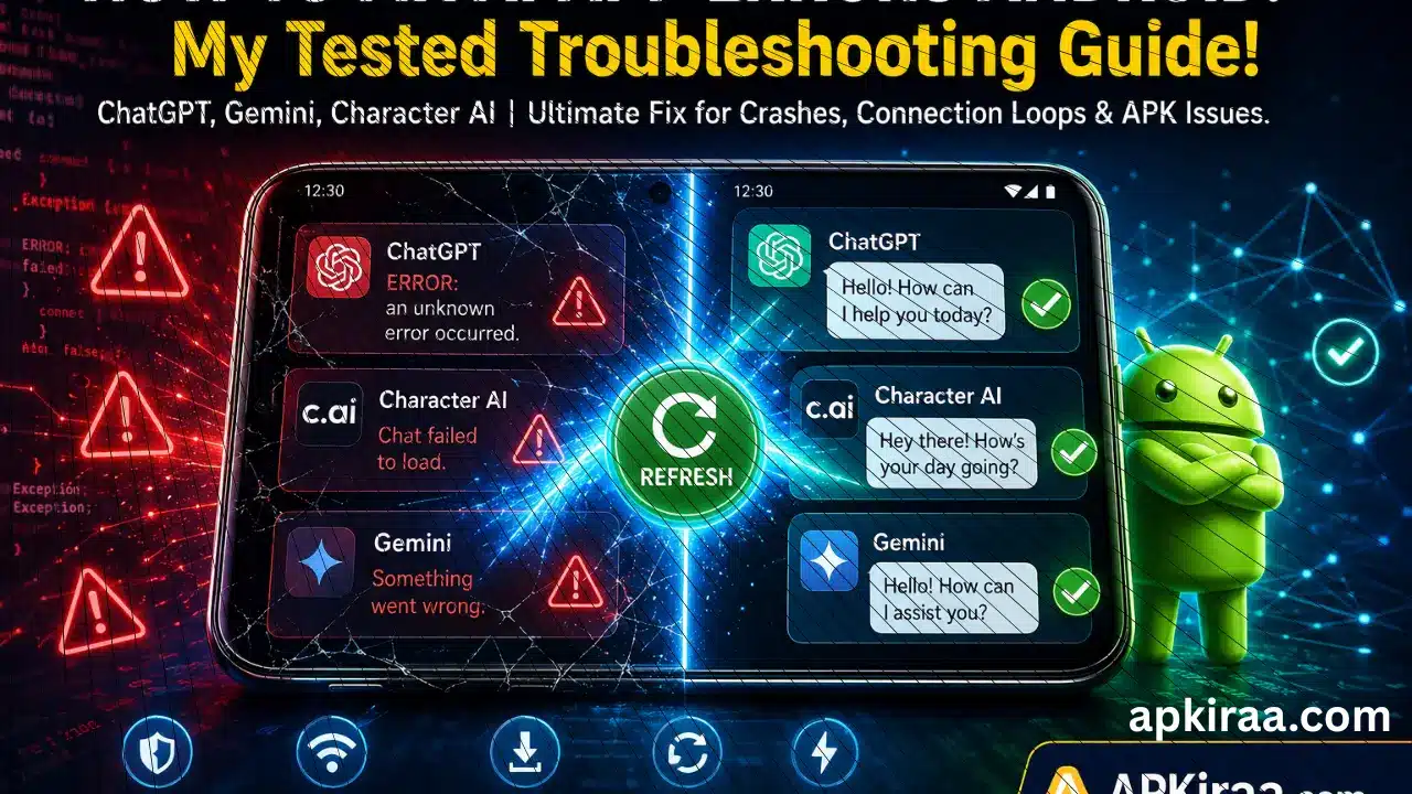 How to Fix AI App Errors on Android (ChatGPT, Gemini, Character AI) How to Fix AI App Errors on Android (ChatGPT, Gemini, Character AI)